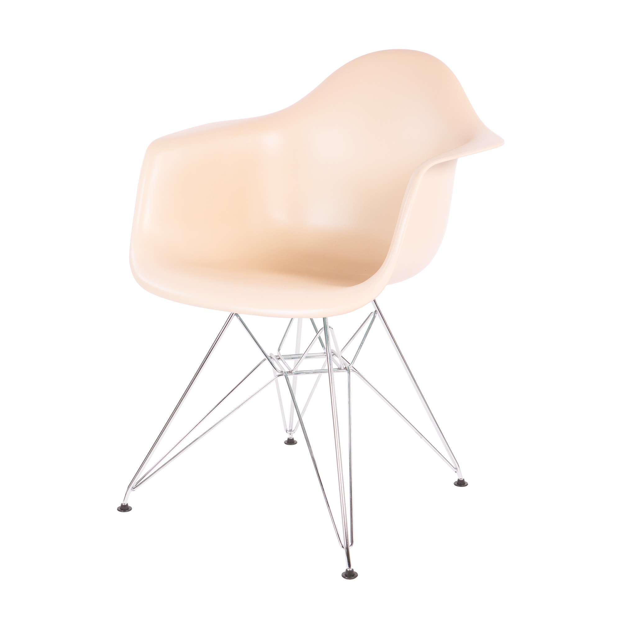 Charles Eames style, Esszimmerstuhl DAR matt PP baby rosa