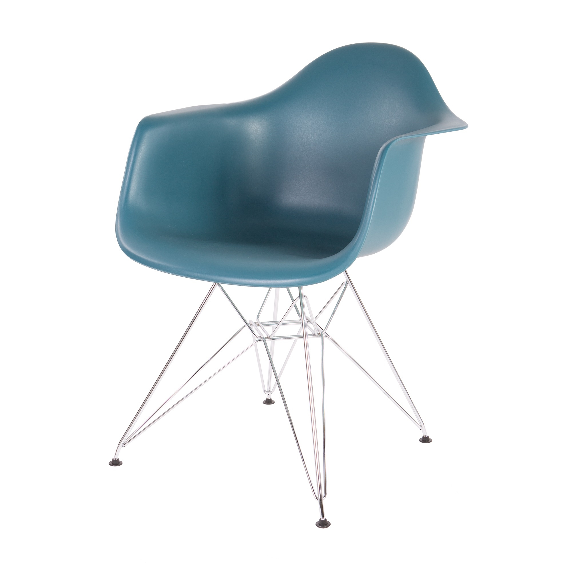 Charles Eames style, Esszimmerstuhl DAR PP ozeanblau