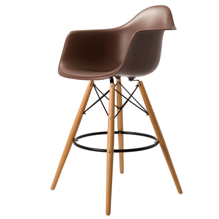 Charles Eames style, Barhocker DAW PP braun