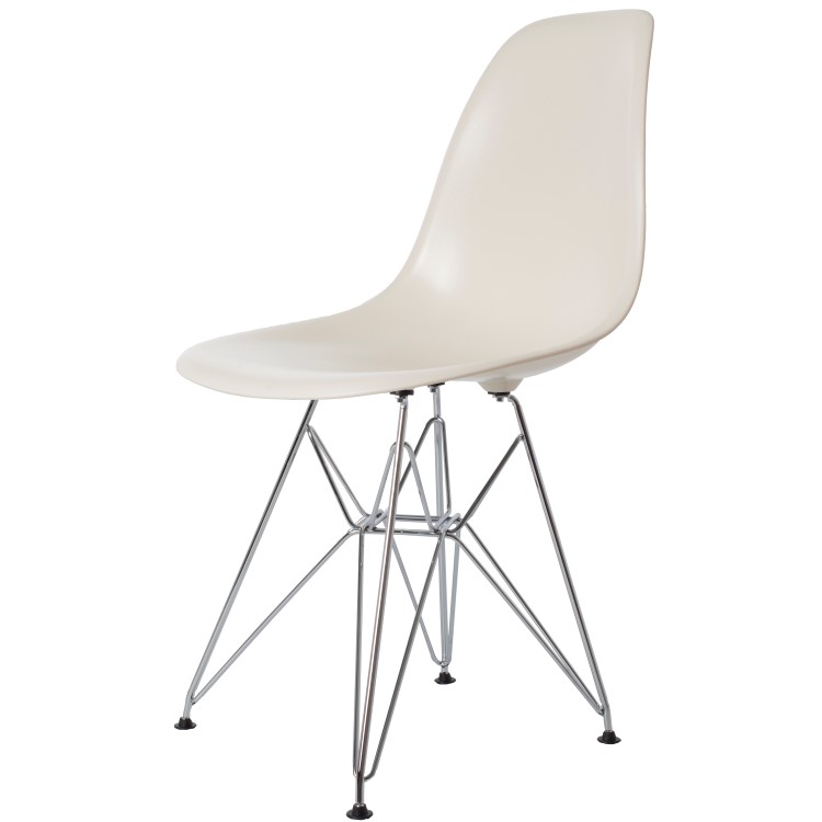 Charles Eames style, Esszimmerstuhl DSR ABS creme