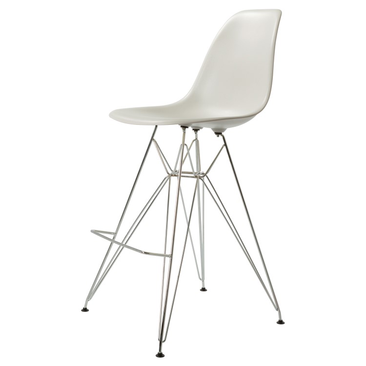 Charles Eames style, Barhocker DSR matt PP hellgrau