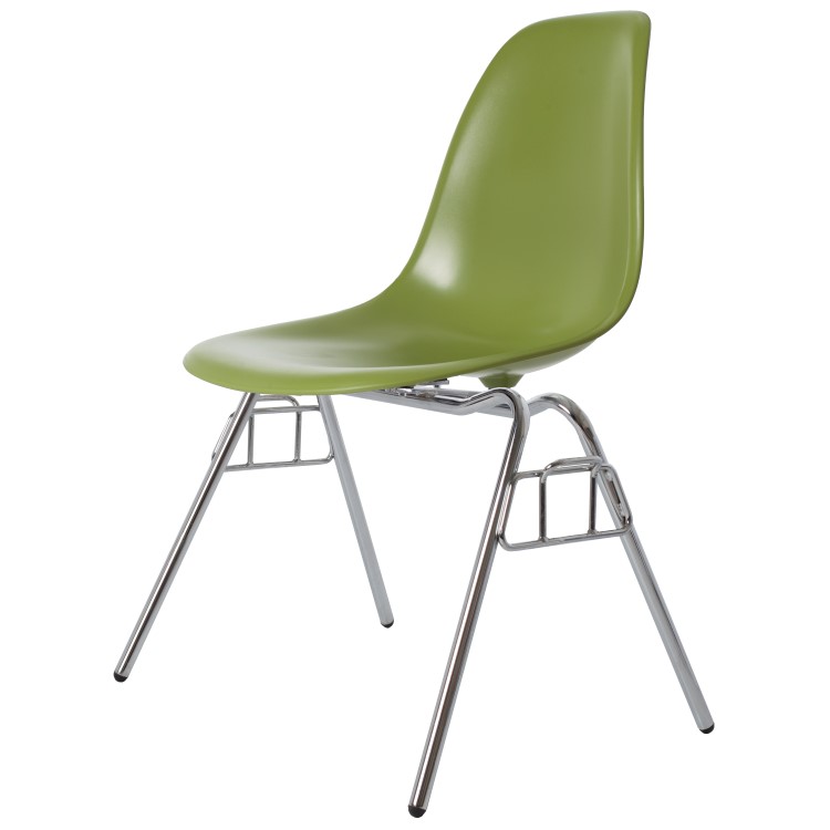 Charles Eames style, Esszimmerstuhl DSS ABS grün