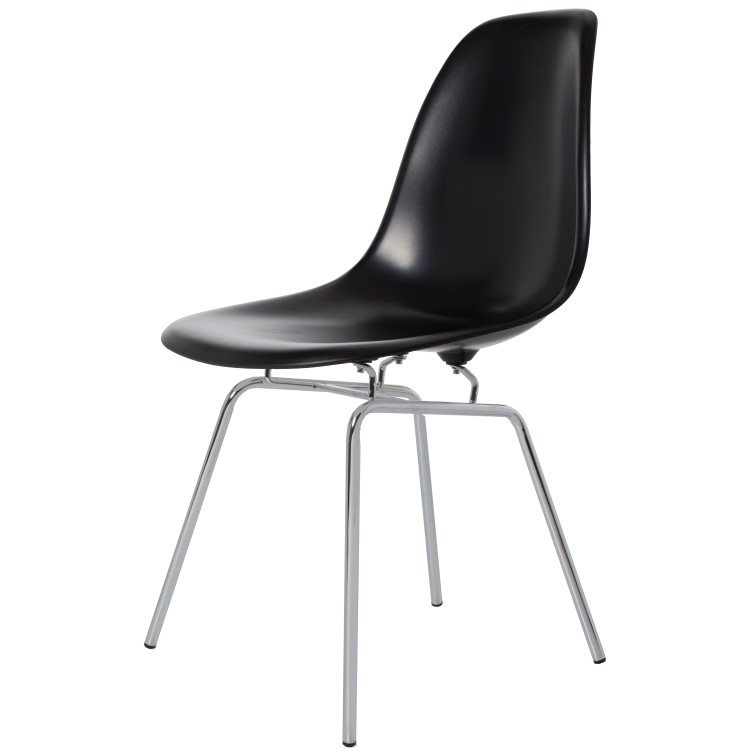 Charles Eames style, Esszimmerstuhl DSX ABS schwarz