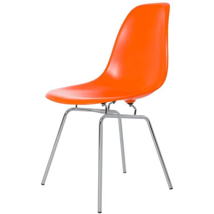 Charles Eames style, Esszimmerstuhl DSX ABS orange