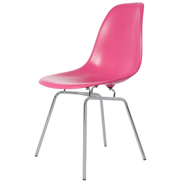 Charles Eames style, Esszimmerstuhl DSX ABS rosa