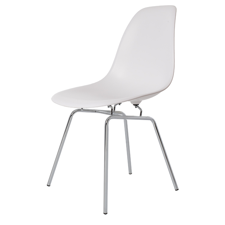 Charles Eames style, Esszimmerstuhl DSX matt PP weiß