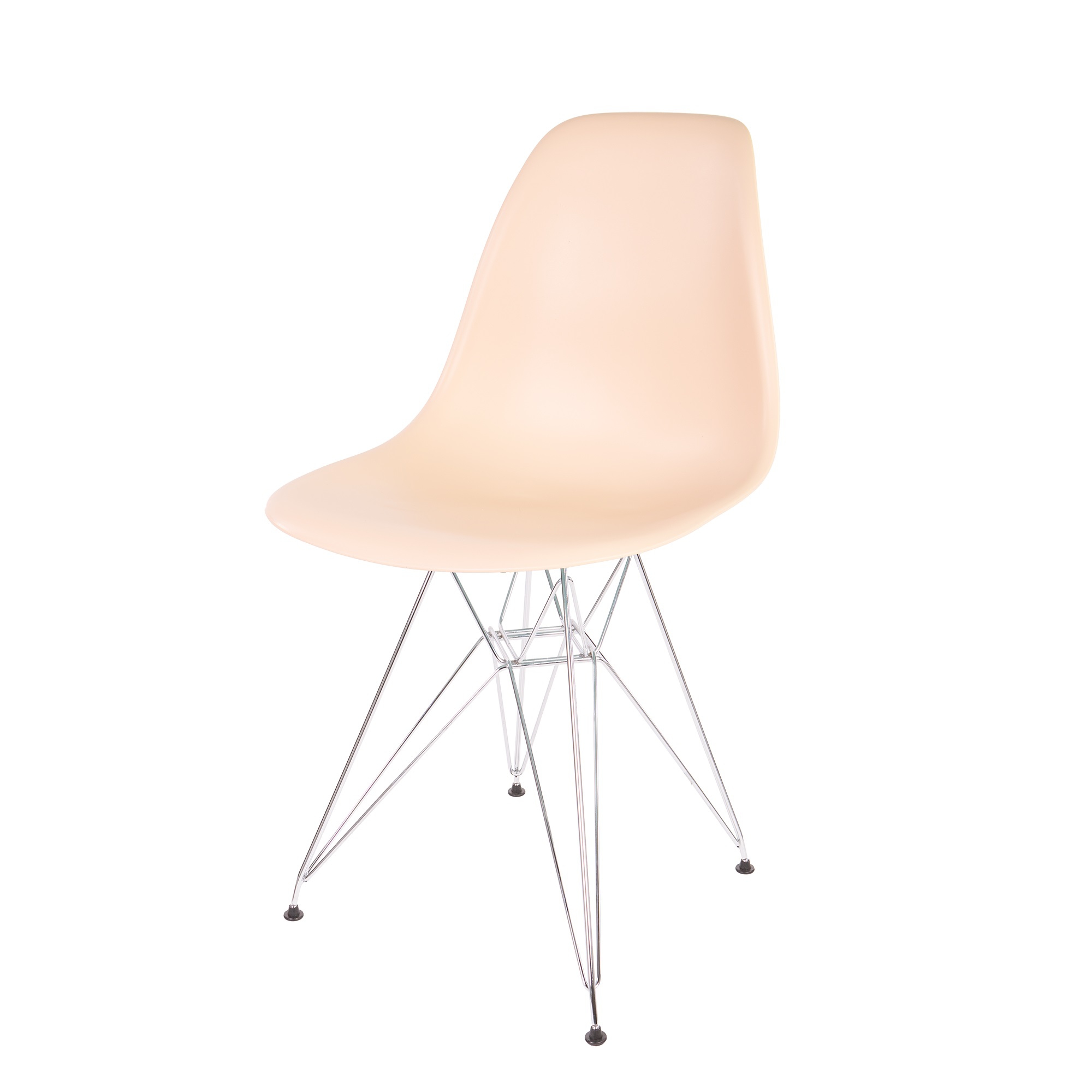Charles Eames style, Esszimmerstuhl DSR matt PP baby rosa