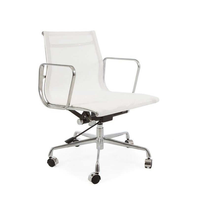Charles Eames style, Bürostuhl EA117 mesh netweave weiß