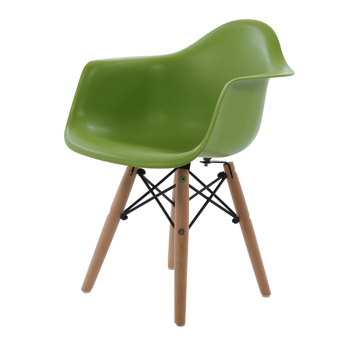 Charles Eames style, Kinderstuhl DAW Junior grün
