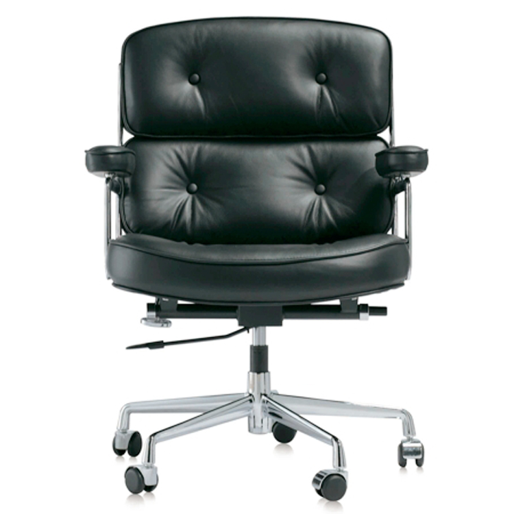 Charles Eames style, Bürostuhl ES104 schwarz