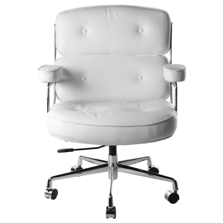 Charles Eames style, Bürostuhl ES104 weiß