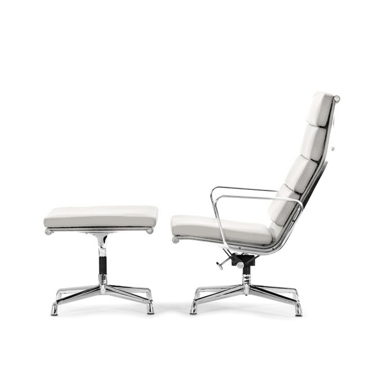 Charles Eames style, Armlehnstühle EA222 weiß
