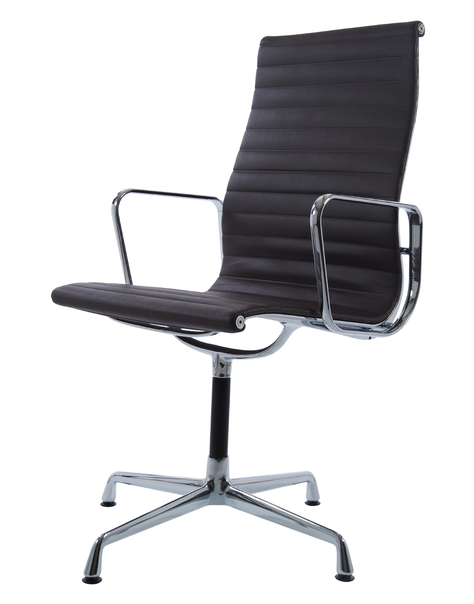 Charles Eames style, Konferenz Chef Sessel EA109 braun