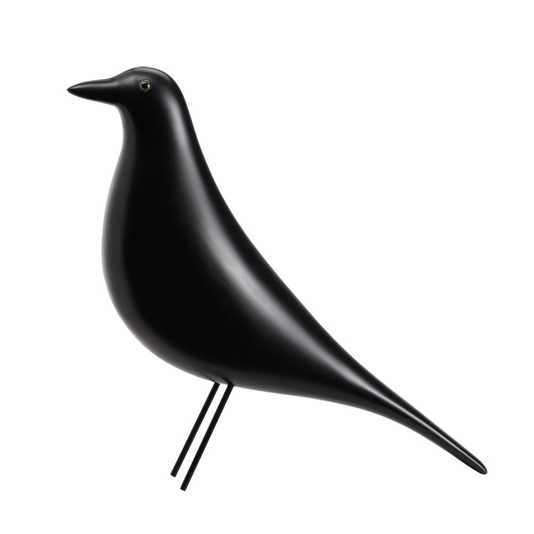 Charles Eames style, Dekoration Housebird schwarz