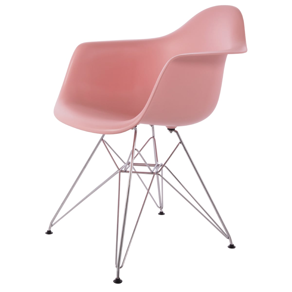 Charles Eames style, Esszimmerstuhl DAR matt PP baby rosa