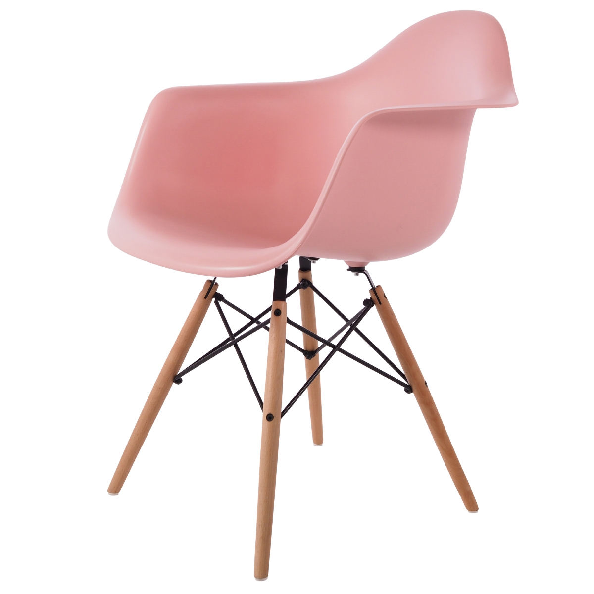 Charles Eames style, Esszimmerstuhl DAW PP baby rosa