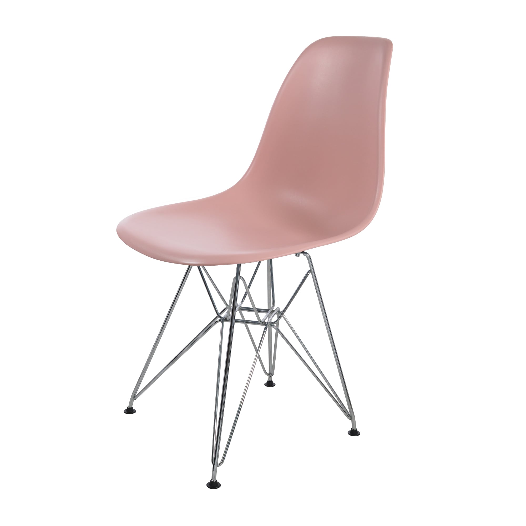 Charles Eames style, Esszimmerstuhl DSR matt PP baby rosa