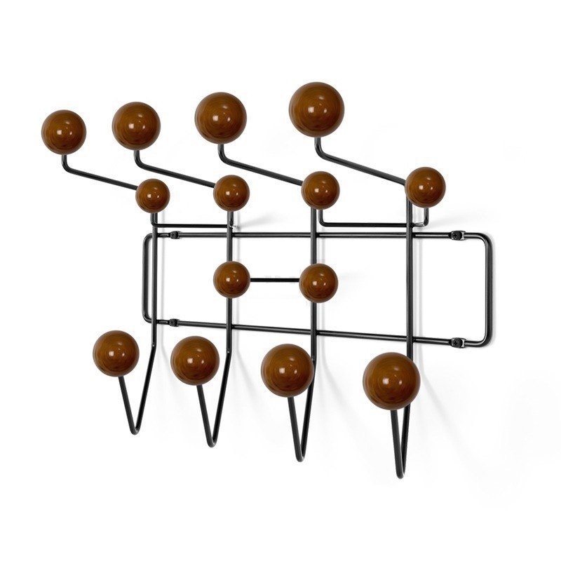 Charles Eames style, Kleiderablage Hang it all Nussbaum